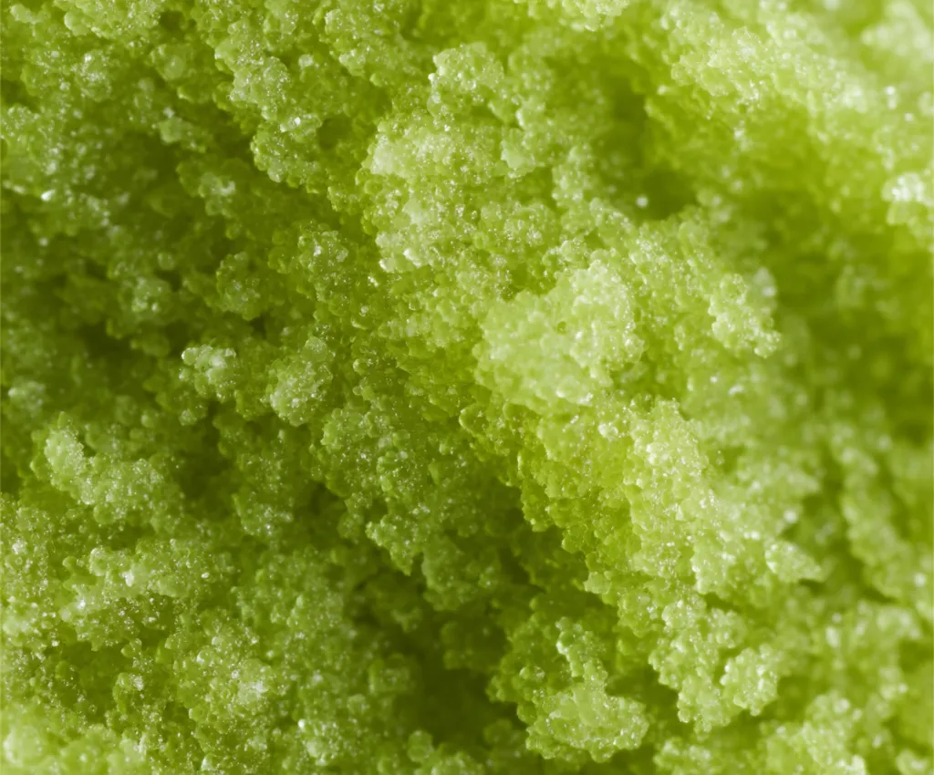 Restoring CBD body scrub production process, Himalayan salt formulation