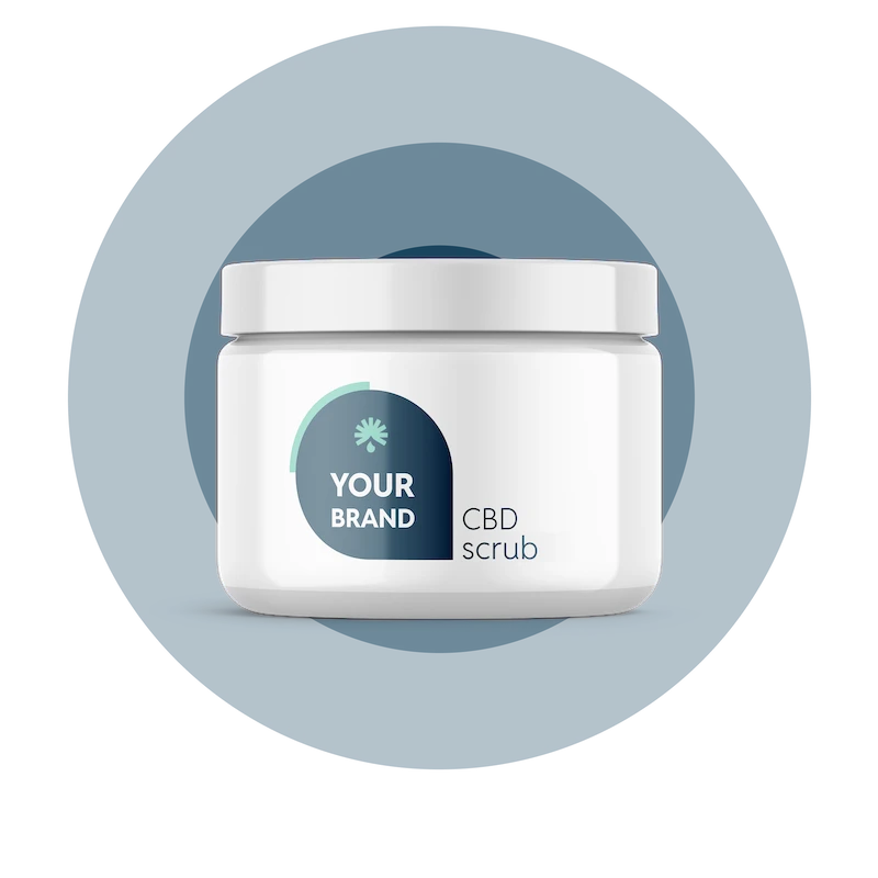 White label cbd body scrub manufacturing by Hempo Solutions