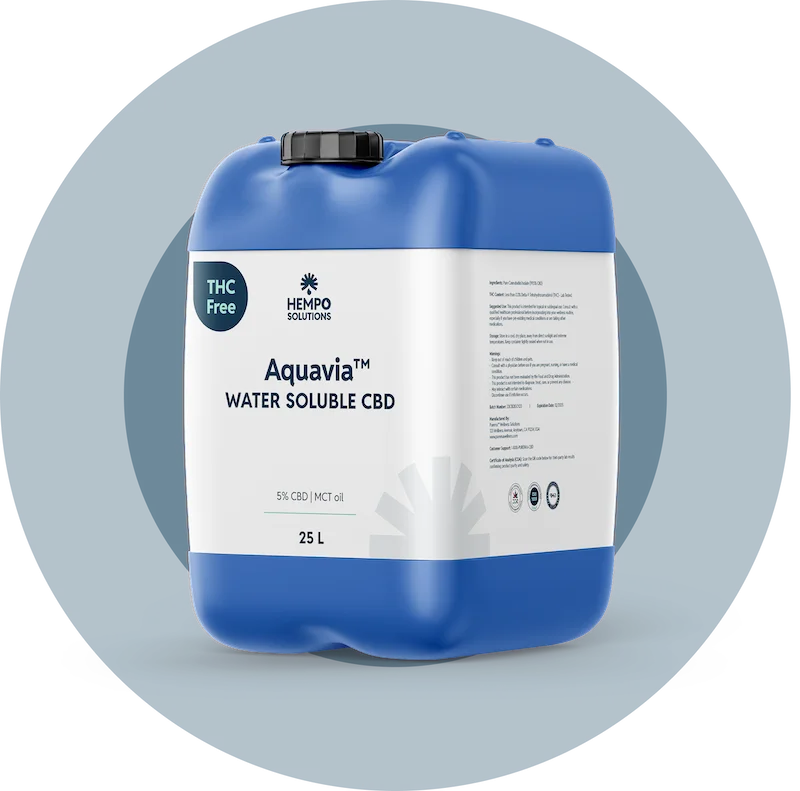 Key benefits of Aquavia™ water-soluble CBD offered in wholesale